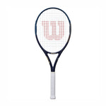 Wilson Roland Garros Equipe HP tennis rackett displayed, emphasizing its design for competitive spirit, power, and accuracy. Available at ProBadminton.in.