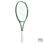 Yonex Percept 100L Tennis Racquet, front view, showcasing its large head size and sleek design. Ideal for players seeking power and a comfortable feel. Available at ProBadminton.in.