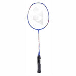 Yonex Voltric Lite 35I badminton racket, showcasing its lightweight graphite frame and thin shaft.