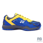 Yonex Dual Badminton Shoes (GUNMETAL-COBALT - HONEY GOLD) - Probadminton