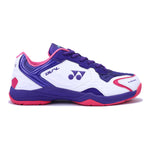 Yonex Dual Badminton Shoes (WHITE / PURPLE VELVET / BRIGHT ORCHID)