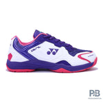 Yonex Dual Badminton Shoes (WHITE / PURPLE VELVET / BRIGHT ORCHID) - Probadminton