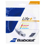 Babolat Life+ 70 String Set (10 m) ( Black, white , Yellow, Red)
