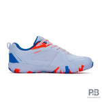 Li-Ning Ultra III Badminton Shoe ( White & Blue & Orange ) - Probadminton