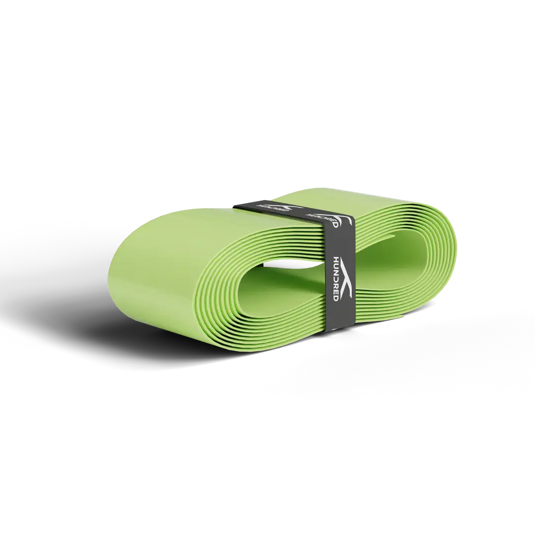 HUNDRED GTO 3000 Overgrip - Superior Dry Grip | Polyurethane Material | Non-Slip Performance | Pack of 1 (Lime/Assorted Colors) - HBAG-2M100