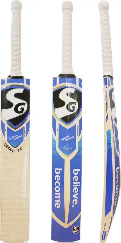 SG Seara 100 willow criket bat – short handle bat for lether ball