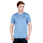 yonex 1445c mens round nek t shirt dusty blue