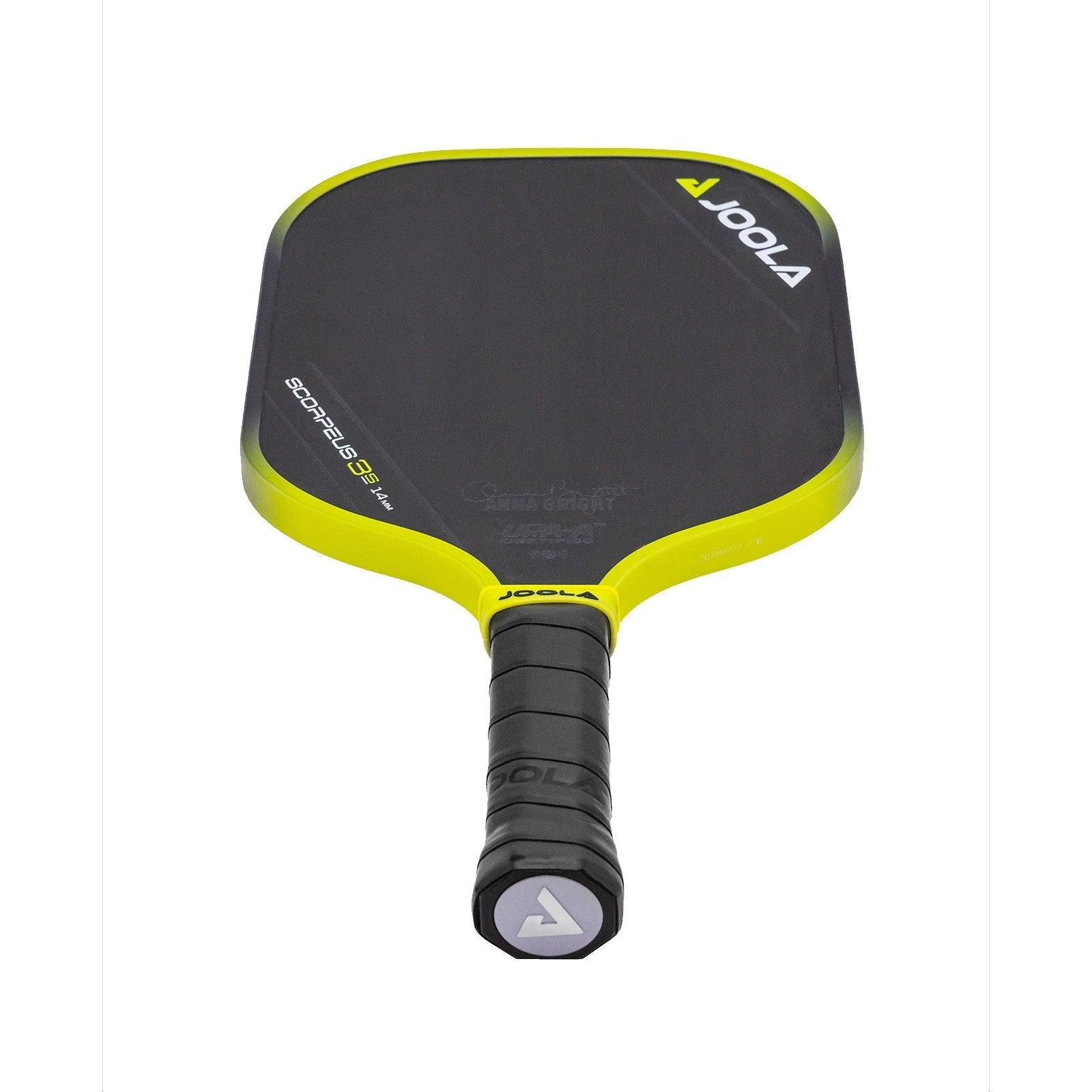 Joola Anna Bright Scorpeus 3S piclball paddle, improved handling. Get yours at probadmintion.in.