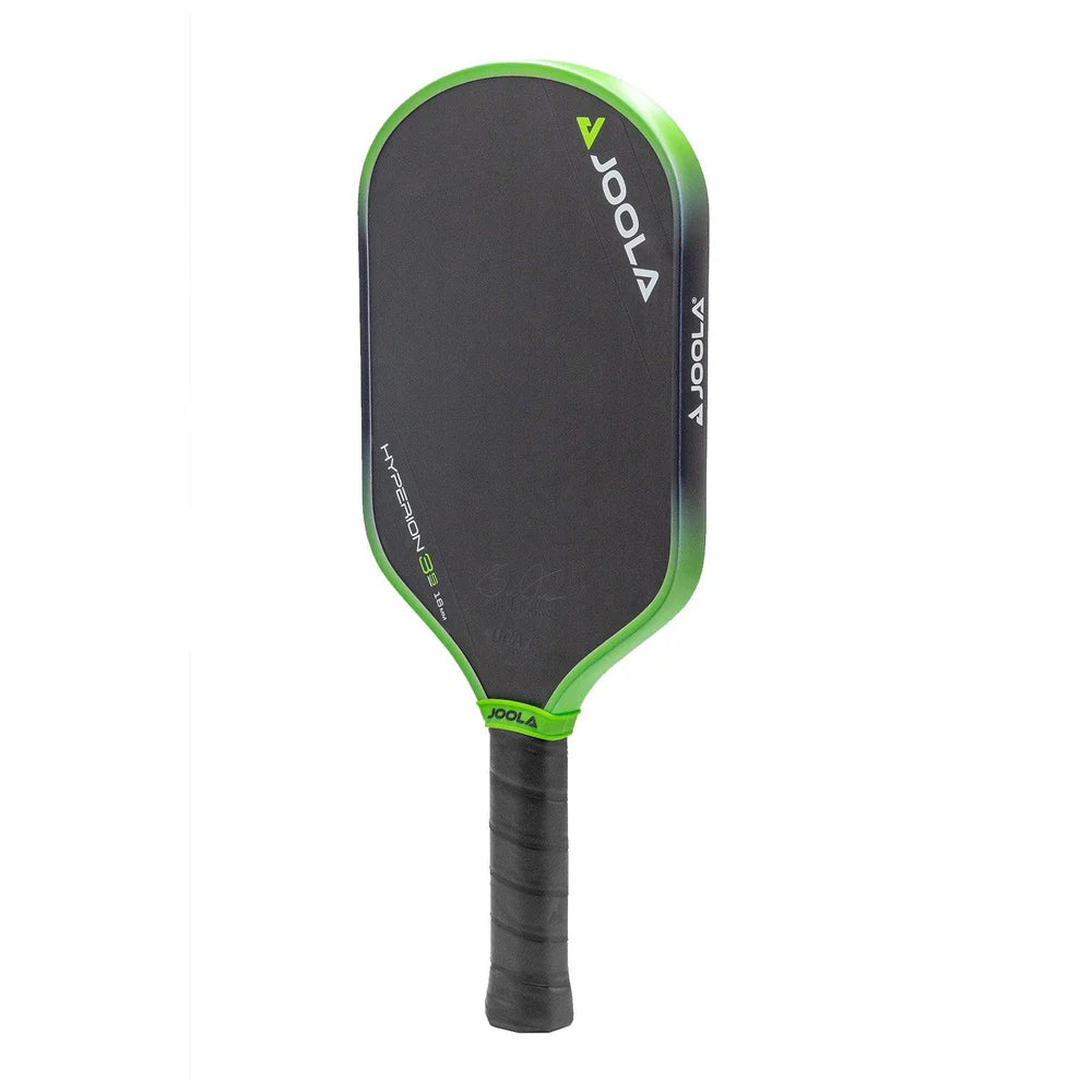 Close-up of Charged Carbon Surface: "Detailed close-up of the textured Charged Carbon Surface on the Joola Ben Johns Hyperion 3S 16mm Pickleball Paddle. Only at Probadminton.in