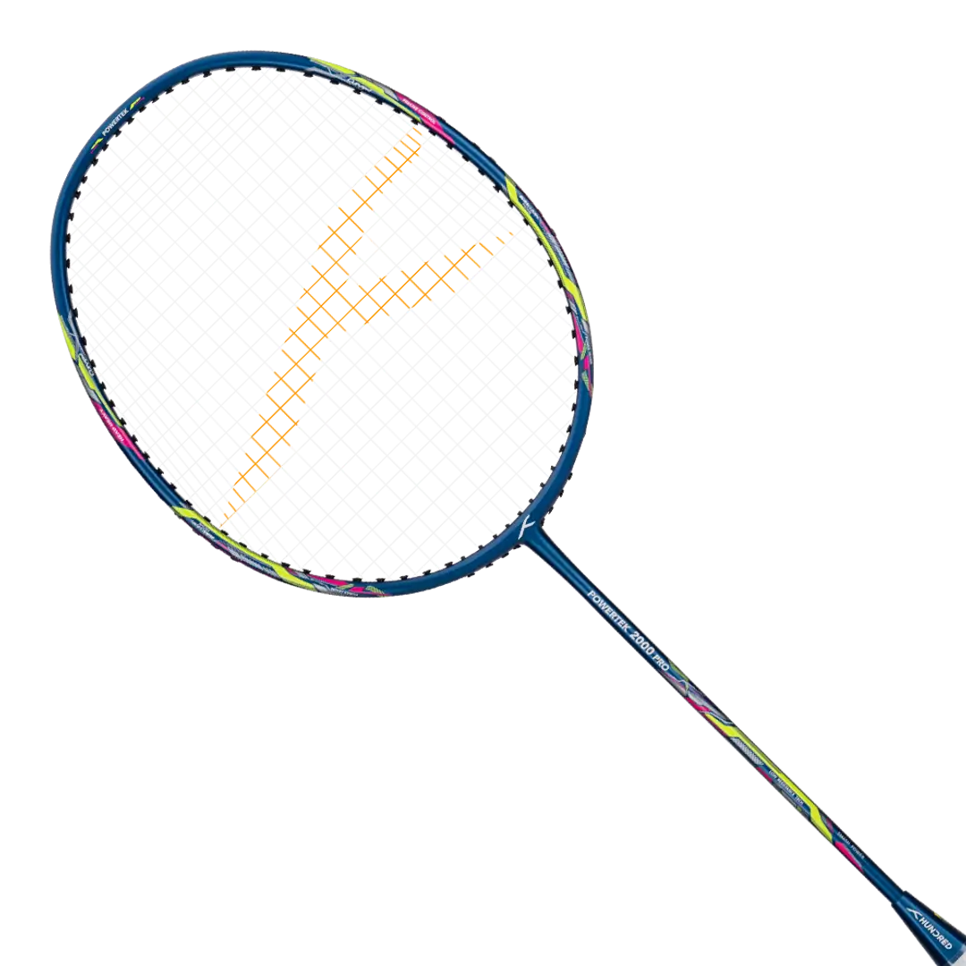 Hundread Powertek 2000 Pro Badminten Racket - Head Heavy 90g