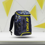 Interior view of empty Yonex badminton backpack AD-1-Q014-524-0712