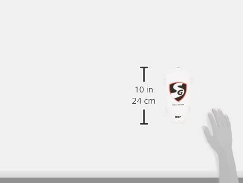 SG Test Elbow Gard Crickett Gear Secure Hook Loop Straps Durable & Light