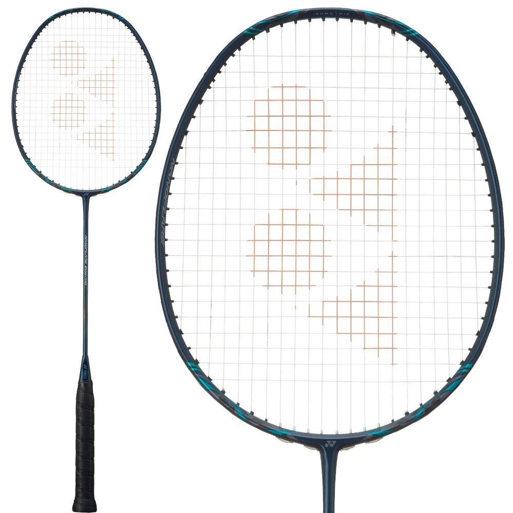 Deep Green Yonex NANOFLARE 800 TOUR racket, emphasizing its 10 mm longer length and quick maneuverability, available at probadminton.in.