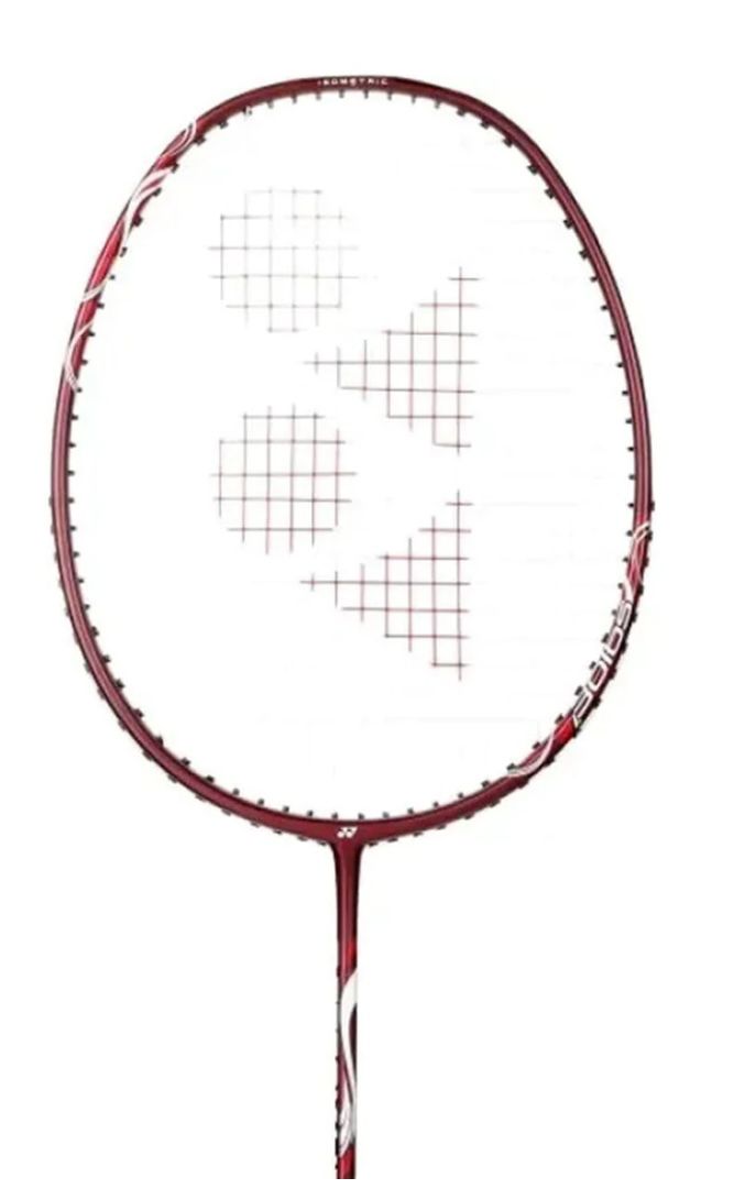 Image of the Multicolor Yonex Astrox Lite 45I, focusing on the enlarged sweet spot from its Isometric frame.