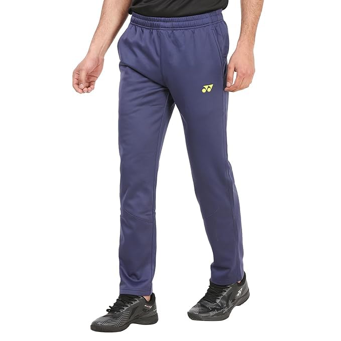 Yonex Track Pant 2507 Dark Navy - Premium Badminton Tennis Pants for Men Quick Dry Fabric  UV Protection High Waist Design
