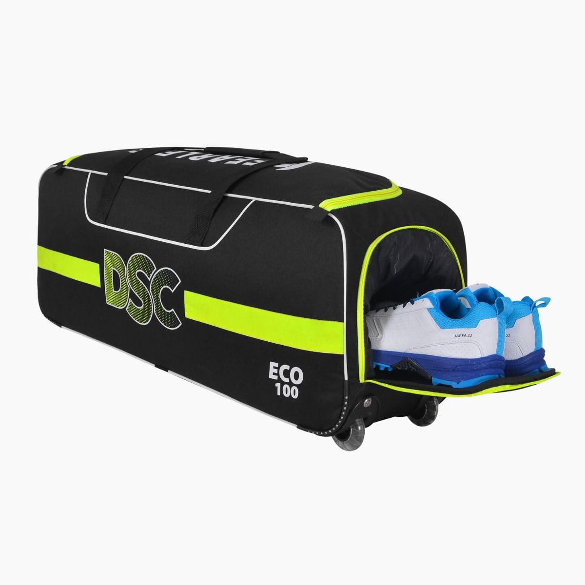 "DSC Eco 100 Wheely Kit Bag – Durable Criket Equipmnt Bag"