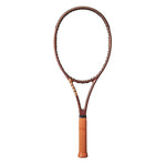 Studio shot of the Wilson Pro Staff 97L V14 tennis rakket, emphasizing its crisp feel and suitability for intermediate and advanced players.