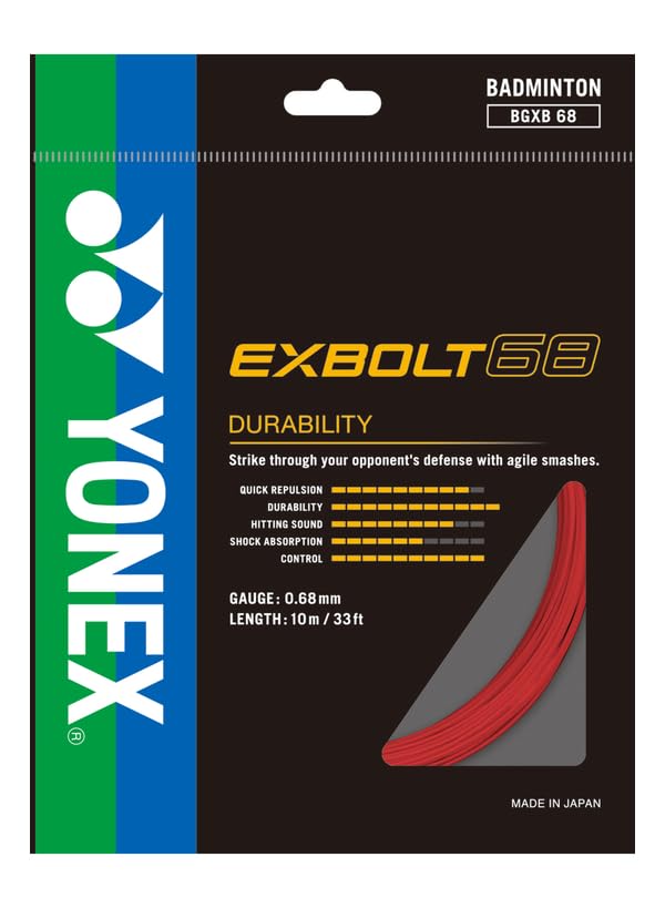 yonex exbolt 68 badmiton string, exbult 68 strng
