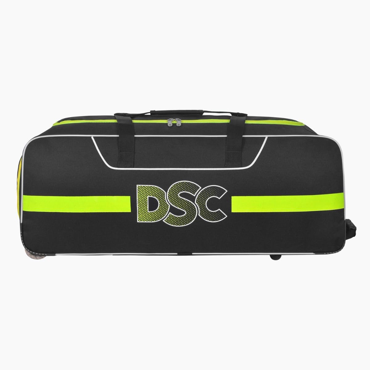 "DSC Eco100 Wheely Kitbag – Spacious Criket Gear Bag Black"