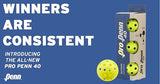 head pickelball bol size vs tenes ball