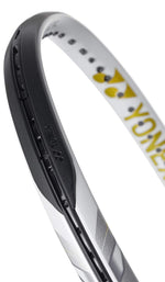 Yonex Ezone 100L Naomi Osaka Edition Tennis Racquet in action (implied, dynamic angle), showcasing its potential for powerful groundstrokes and comfortable feel. Exclusively at ProBadminton.in.