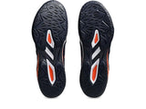 asik court FF3 nova orenge badminton racket shoes