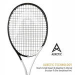 Infographic illustrating Graphene 360+ Technology in the HEAD Speed MP L 2022 racquet, highlighting its stability and energy transfer for a crucial "misspell match." Learn more at ProBadminton.in.