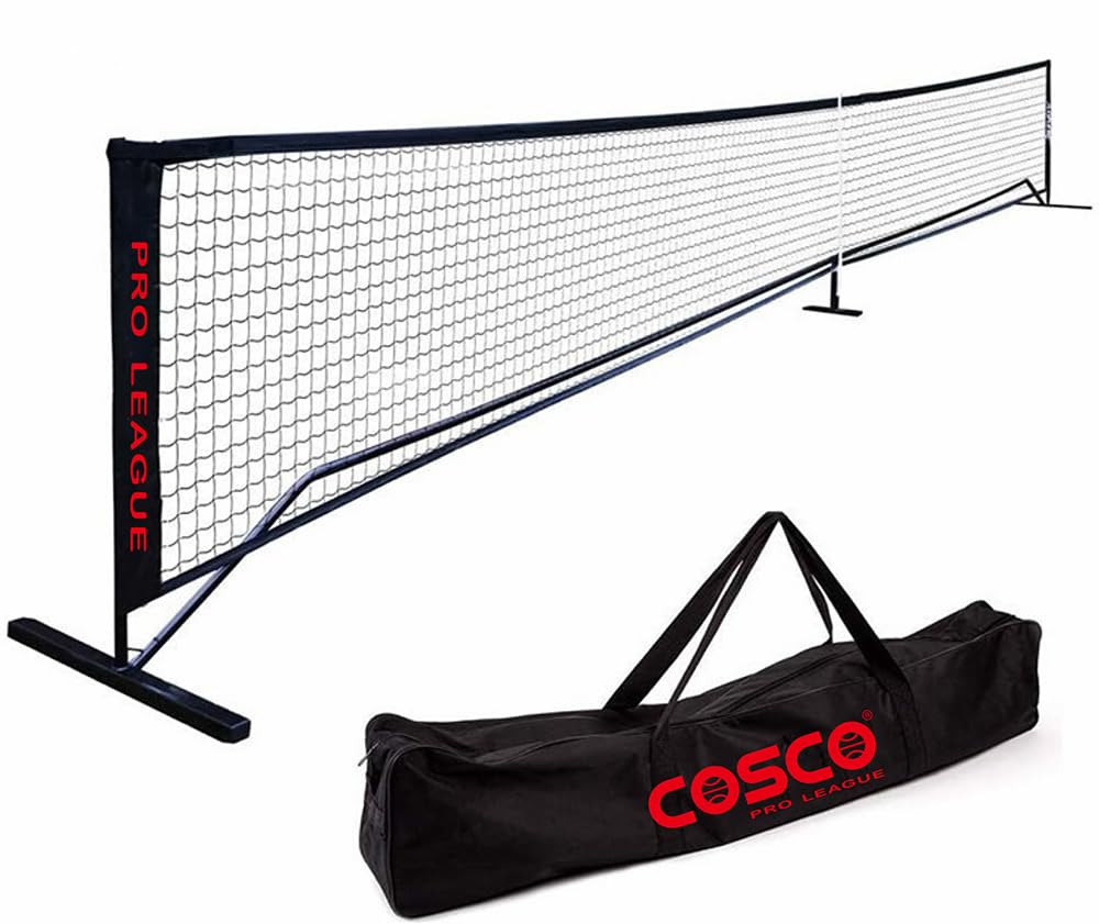 Cosco Picklebal net 6700x950mm black adjustable height – ProBadminton.in

COSCO Pickle bal net indoor outdoor durable nylon – ProBadminton.in

Cosco Pickleball net 22 feet wide 36 inch high – ProBadminton.i
