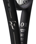 Alt Text: The Wilson RF 01 Future tennis racet (unstrung) displayed, emphasizing its design in association with Roger Federer. Your source for Wilson India products is ProBadminton.in.