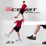 "Hundred Court Star Non-Marking Badminton Shoes – Lightweight & Stable Footwear for Intermediate Players"