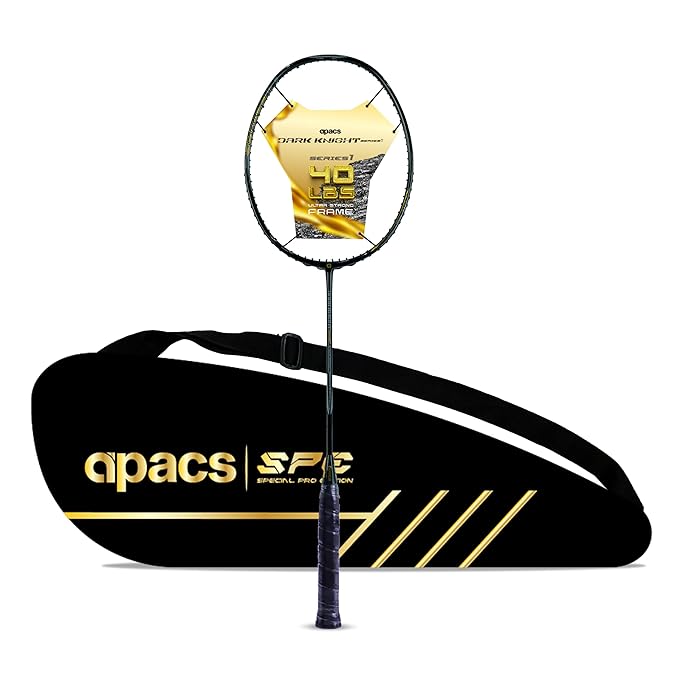 APACS Dark Knight Badminton Racket – Power Meets Speed