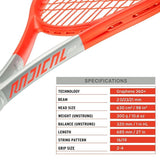 HEAD Graphen 360+ Radikal MP 16x19 string patrn
