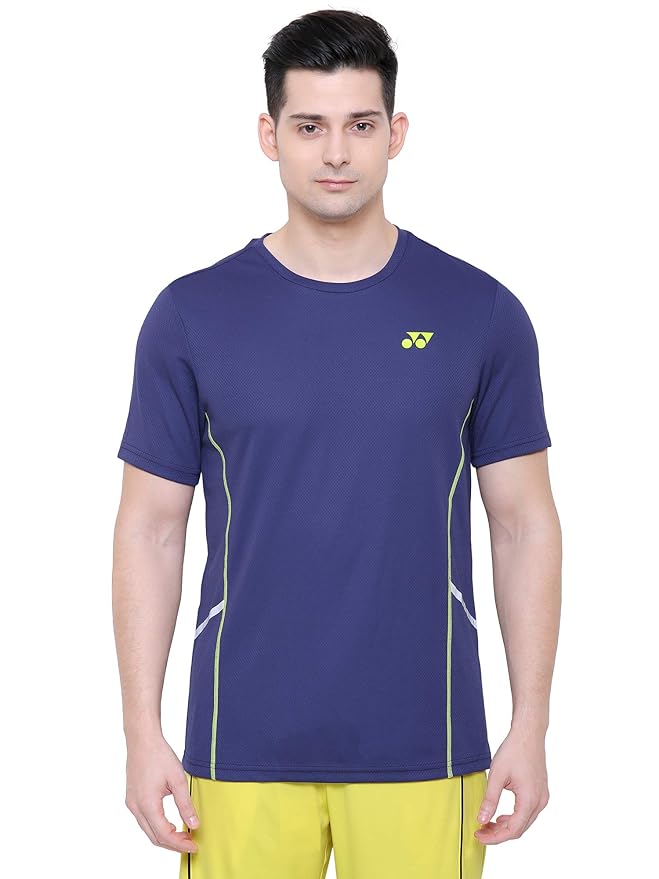 yonex 5953 30 mens round nek t shirt deep cobalt
