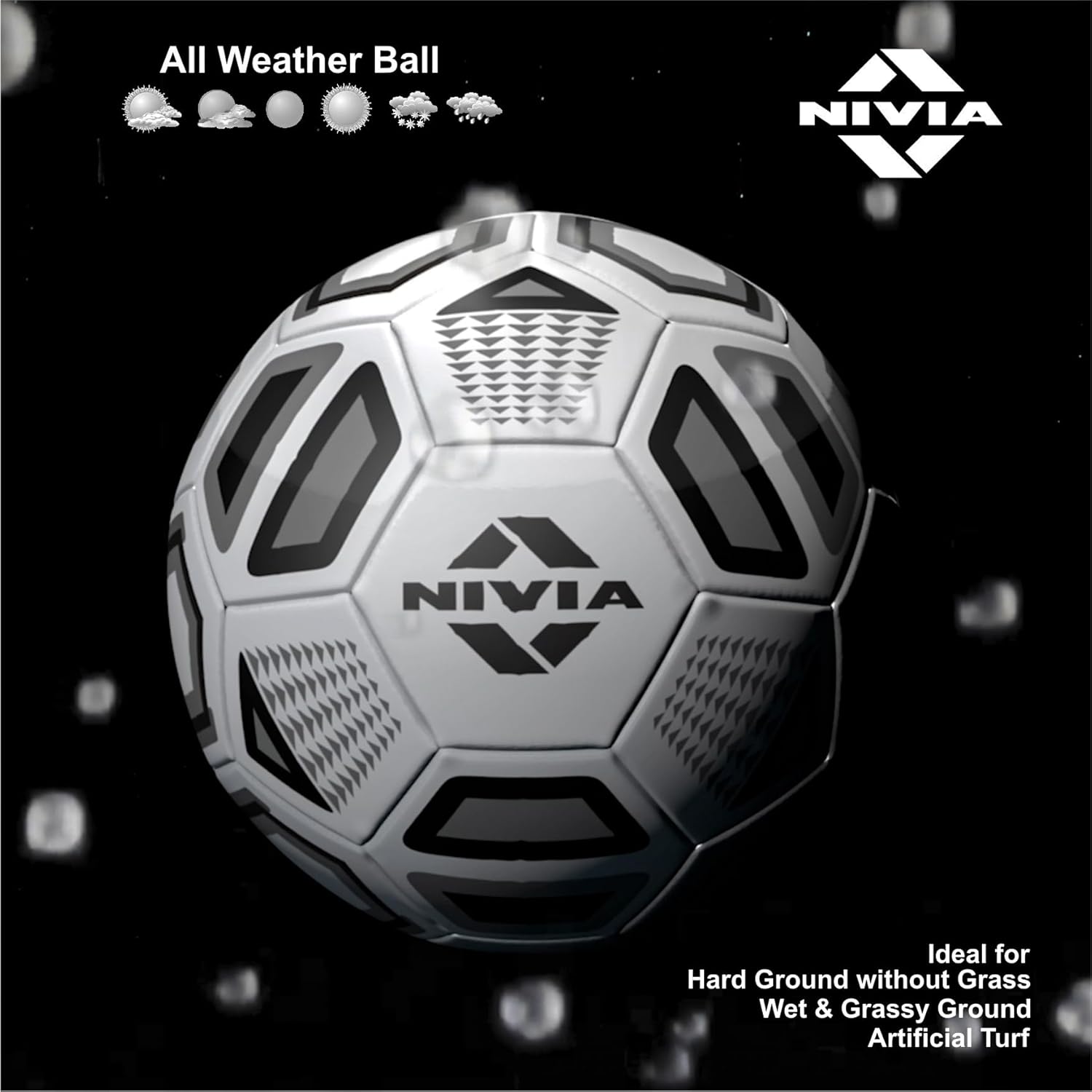 Nivia Black & White Futboll – Nivya 