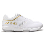 YONEX POWER CUSHION STRIDER FLOW WIDE Badminton Shoe (WHITE/GOLD)