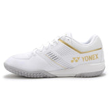 YONEX POWER CUSHION STRIDER FLOW WIDE Badminton Shoe (WHITE/GOLD)