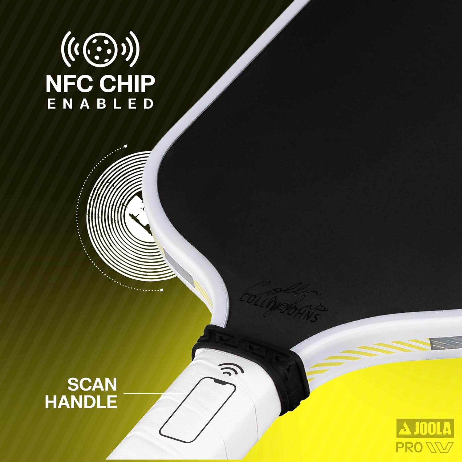Collin Johns Joola pickleball paddle | increased sweet spot | advanced TechFlex Power design for maximum performance