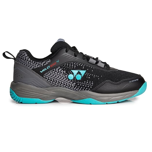 Yonex Velo 100 i Badminton Shoes ( Black / Vivid sky)