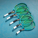 Head Novak Junior 21 (2022) kids tennis racquet - colorful design. Probadminton.in
