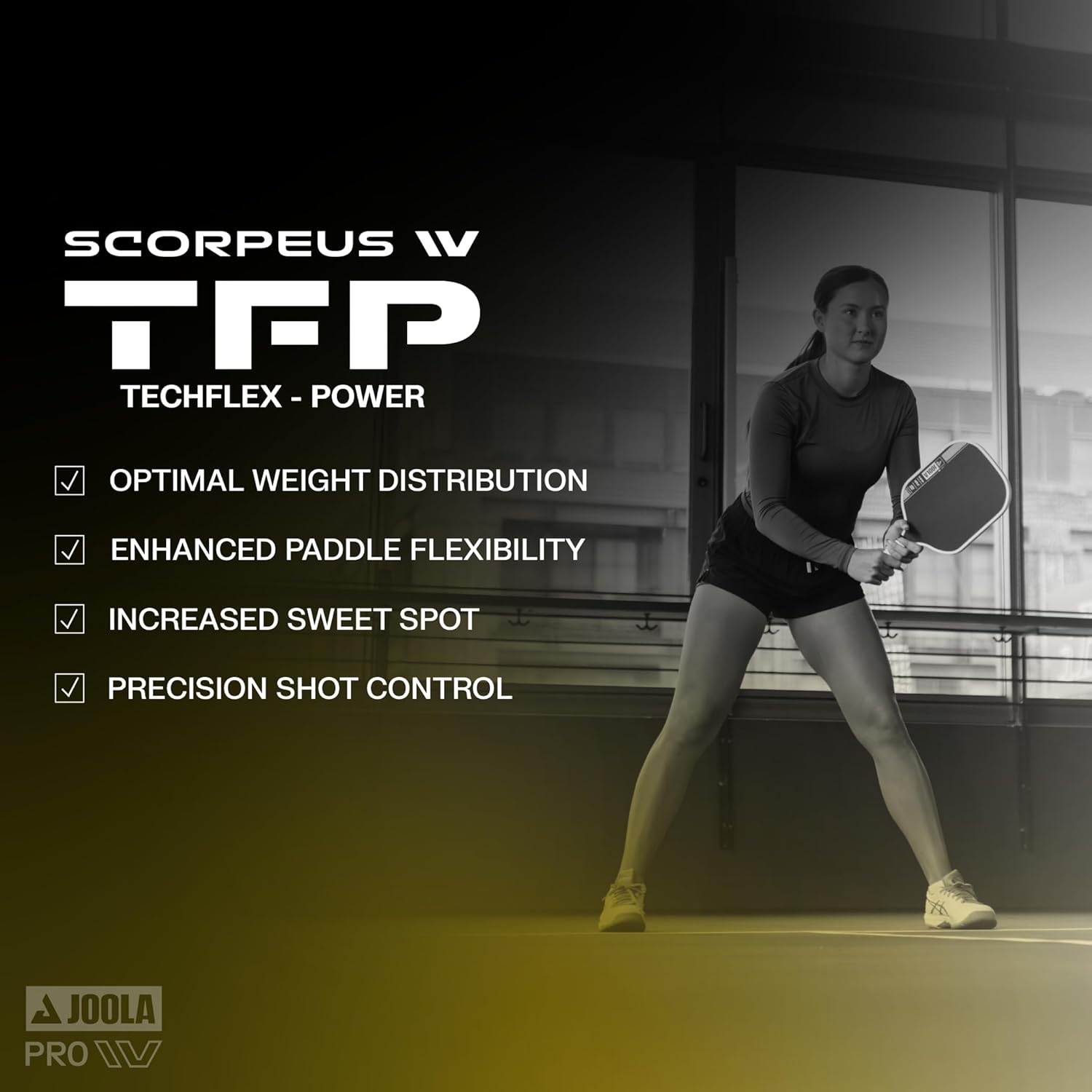 JOOLA pickelball paddle 14mm pop control lightweight