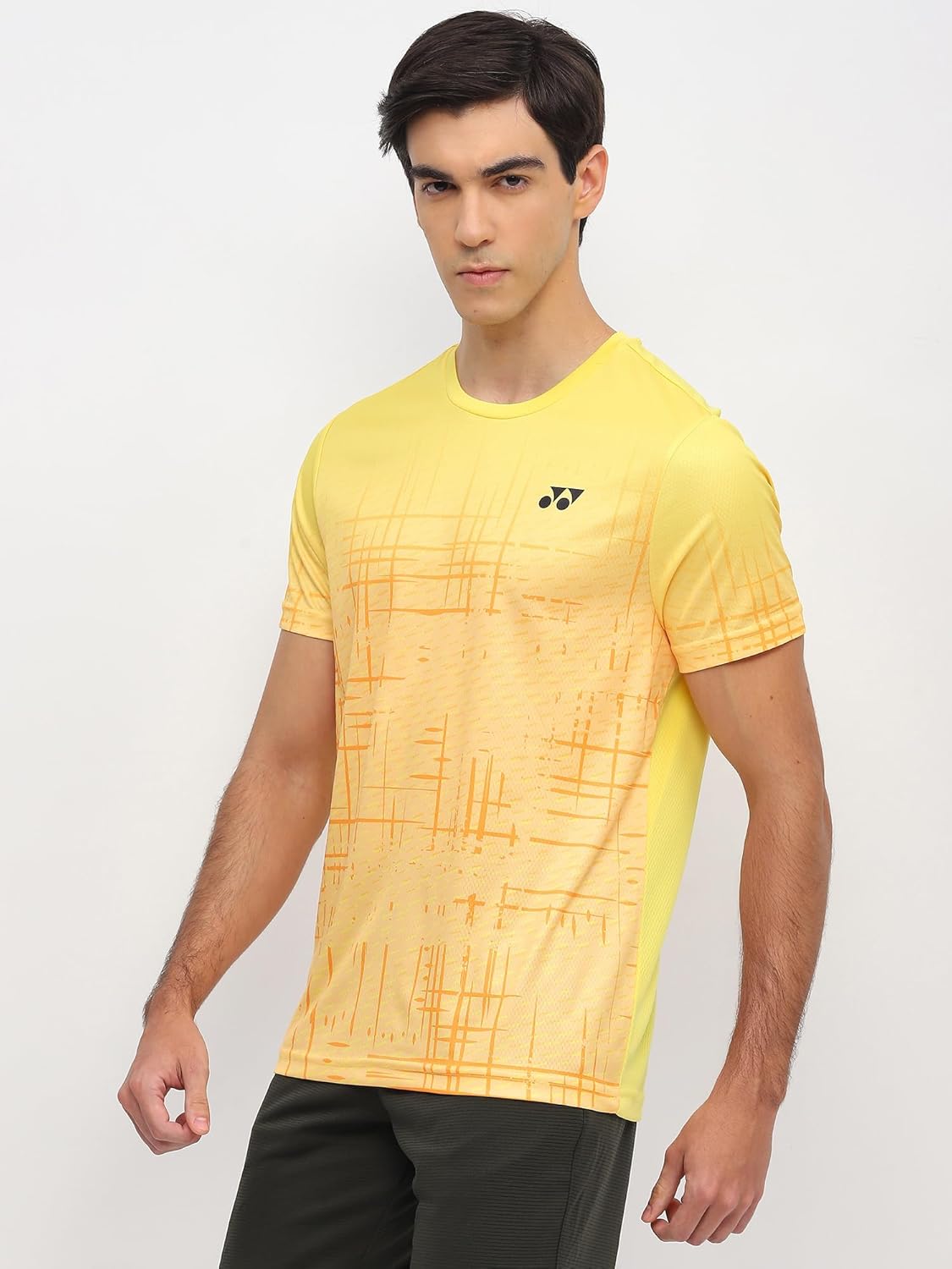 “Yonex men polo t shirt 2968 badmnton sportswear yellow”