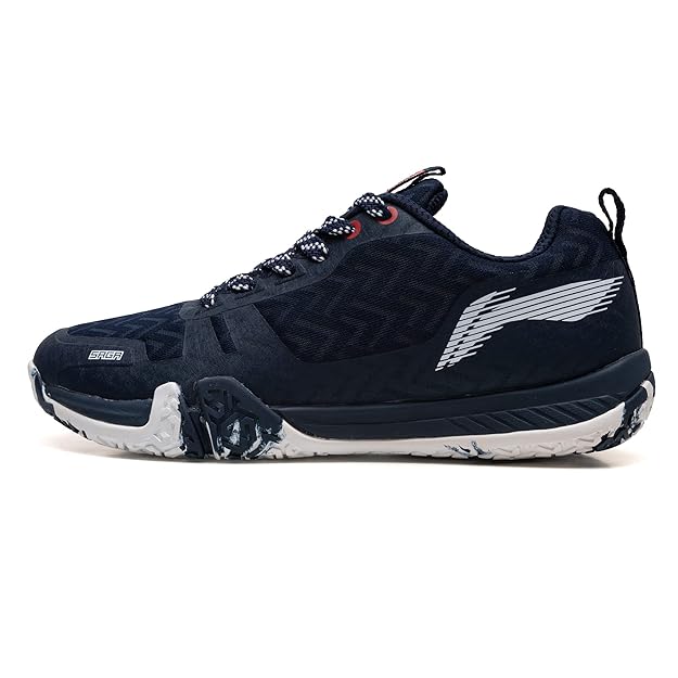 Li-Ning Saga Lite 6 Badminton Shoes (Navy/White)