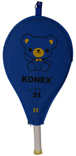 Konex carbon steeel tennis raket – blue kids tennis racket for training