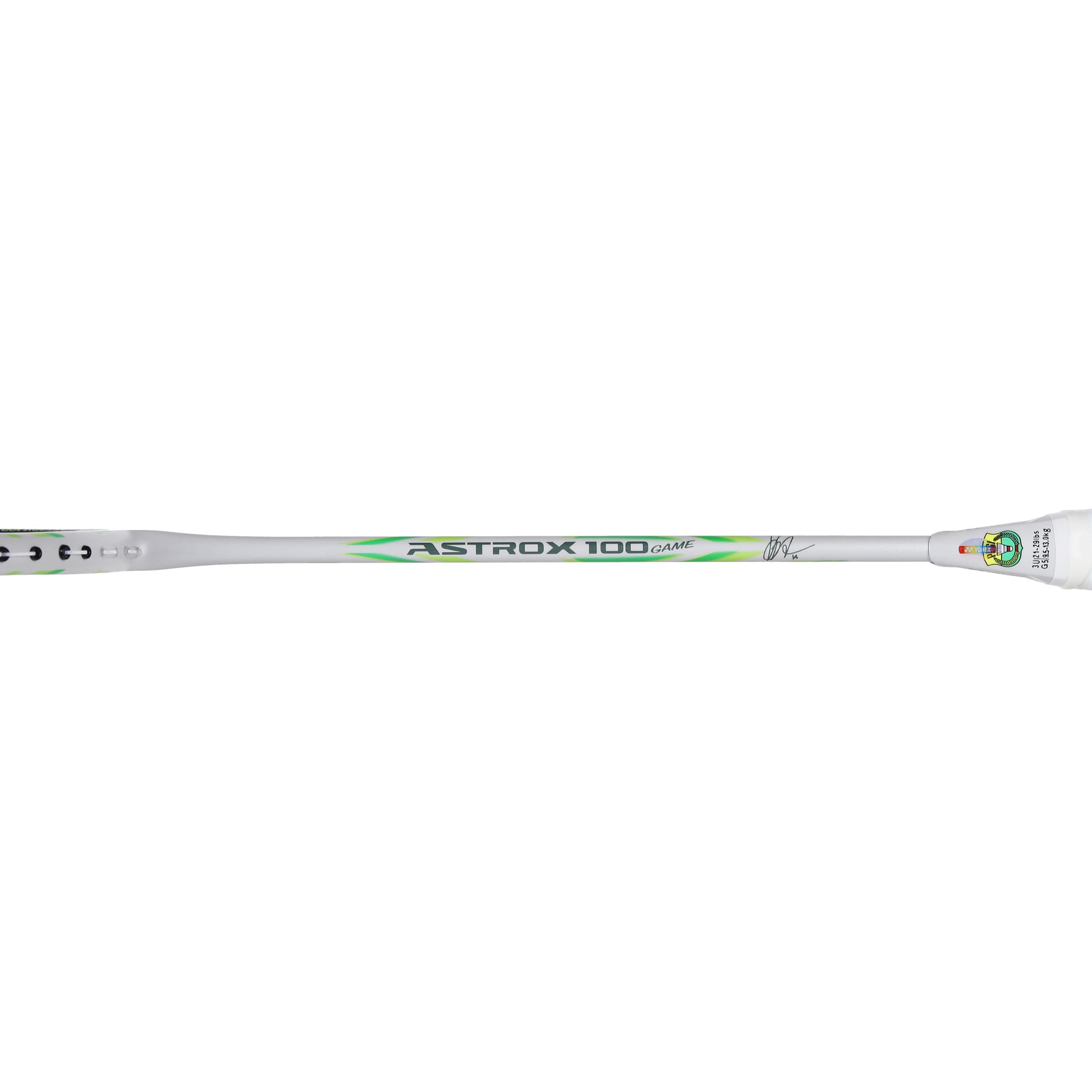 White archery bow with 'Astrox 100' branding on a white background