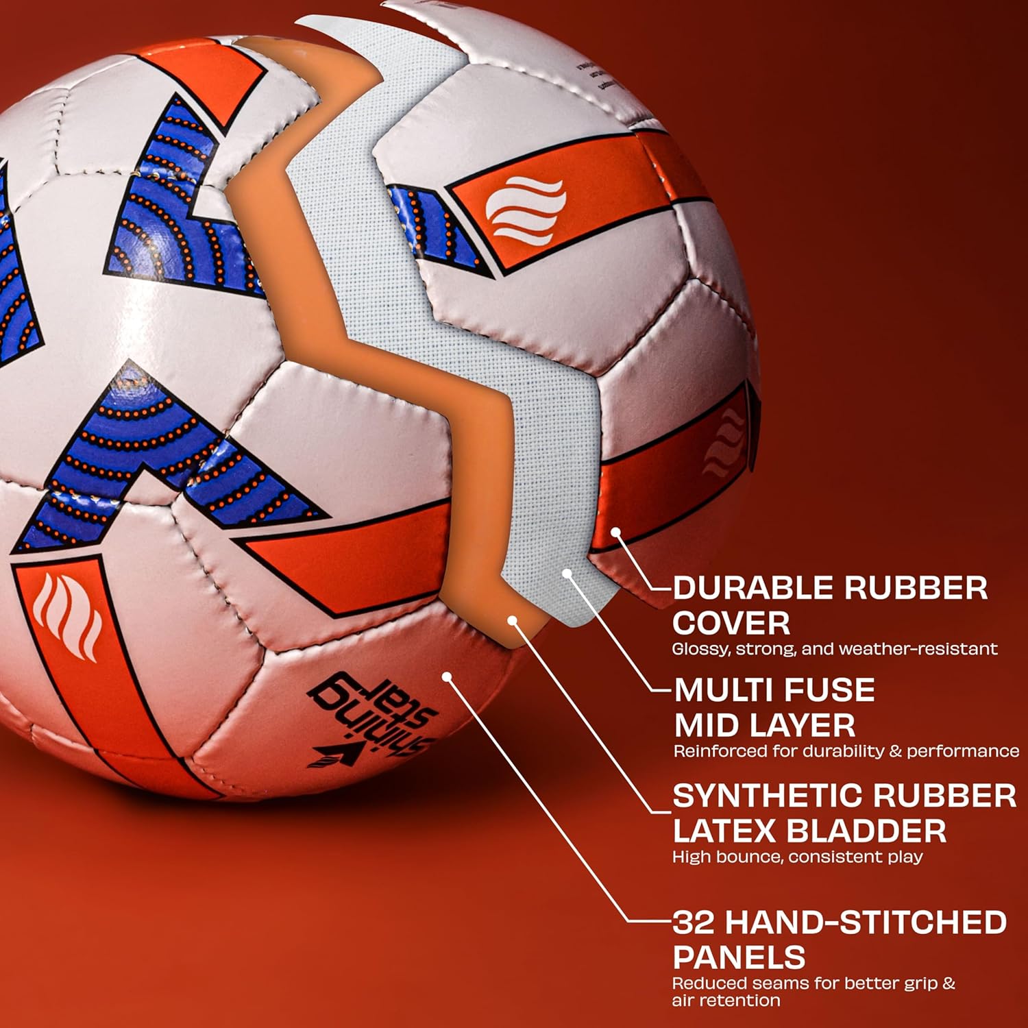 Nivea Shining Star Futball – Nivea Shine Star Foot Ball Hand Stitch probadminton.in