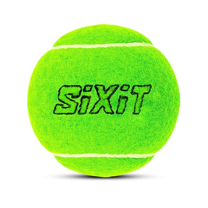 Sixit Lite Crikcet Tenis Ball – Pack of 6 & 5 Dozen Green Balls | Durabel & Liteweight Practise Ball for Indoor/Outdoor Matches | Best Sixit Tenis Ball Price in India