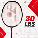 Yonex Astrox 37I Strung Badminton Racquet, Black