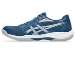 asics gel roket 12 badminton shoe mako blue probadminton.in