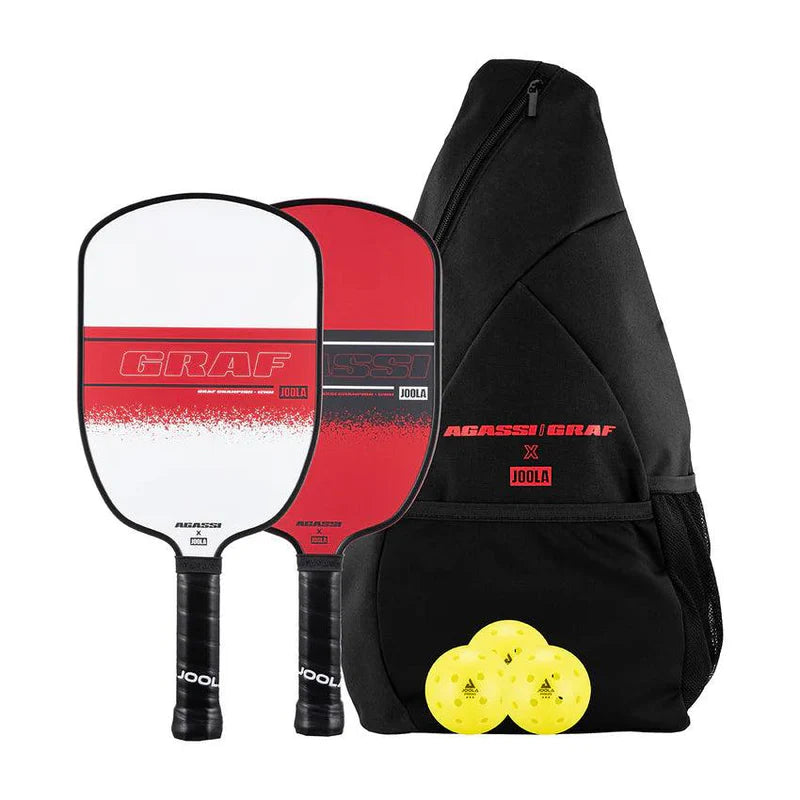 The Agassi Champion paddle's Sandblasted Surface texture - probadminton.in
