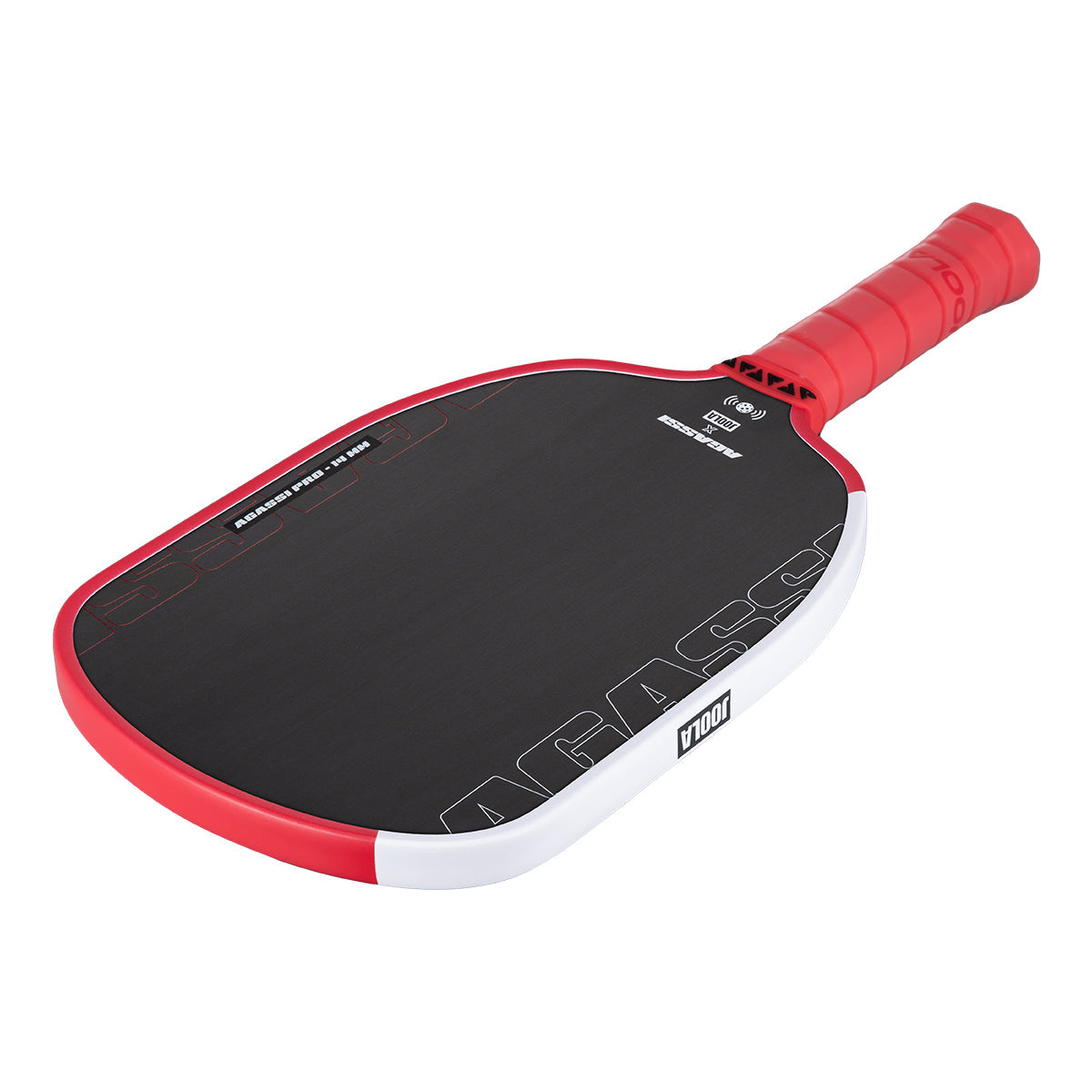 Joola Agassi Pro pickleball paddle with Red Feel-Tec Grip. Shop online at probadmintion.in.